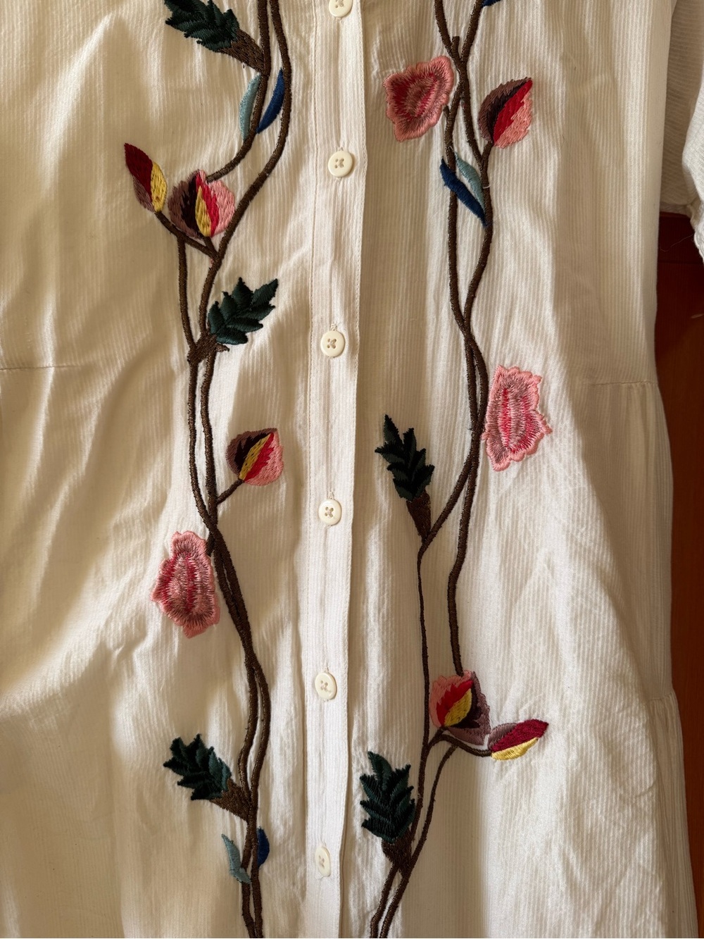 Samant Chauhan Anthropologie Embroidered Maxi Dress - Picture 3 of 6